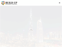 Tablet Screenshot of buildup-dc.com